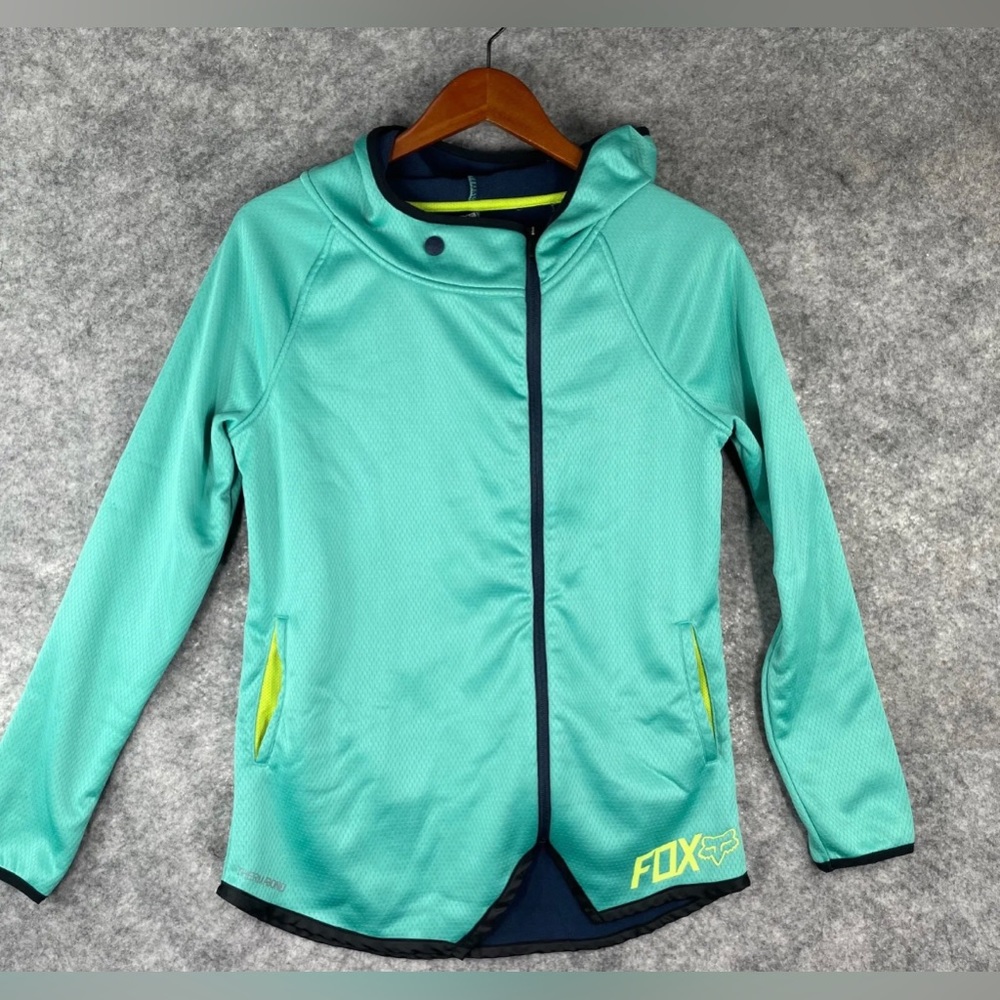 Fox Racing Women’s Teal Full Side Zip Thermabond Hoodie